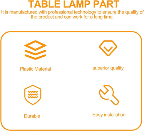 DOITOOL 2 Pcs USB Lamp Adapter, Table Light Charger Accessory, USB Charger Plastic Adaptor for Desk Lamp, 5v2