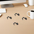 20pcs Beaupretty Black Plastic Pegboard Hooks for Garage and Kitchen Storage, Multi-Purpose Workbench and Tool