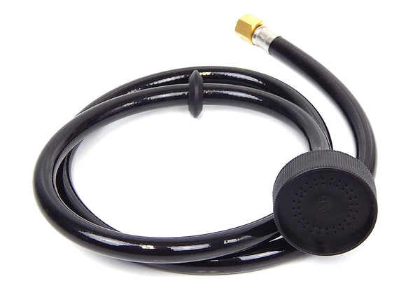 Beauty Headquarters Shampoo Spray Hose for Shampoo Bowl Sink Beauty Salon, Black, Plastic, 46"