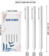 BAYTORY 6Pcs Gel Ink Pens, Quick Dry Ink Pen Fine Point Black 0.5mm Smooth Writing for School Supplies Journaling Notetaking Stationery