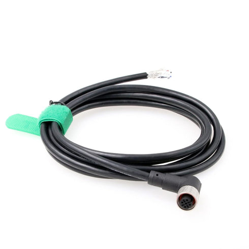 M12 A Coding 5 Pin Female Actuator Sensor Signal Cable to Bare Wire for Device Network, 2m