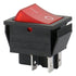 Baomain Boat Rocker Switch DPST ON/Off Snap, 4 Pin 16A/250V, Pack of 2