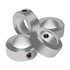 AZSSMUK 5/8" Bore Solid Steel Zinc Plated Set Screw Shaft Collars for Lawn Tractor, Garage Doors