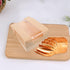 ARTSEWPLY 100pcs 250g Packaging Kraft Paper Bread Bags with Window, Baking Sandwich Pouches for Toast, Cookies