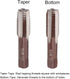 uxcell M16 Metric Hand Tap Set, 2 Pitch, 4 Straight Flutes, H2 Alloy Tool Steel, Tapping Tools for Repairing, 1 Pair