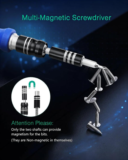 Set, 61 1 Set 57 ORIA Precision Screwdriver in Small Screwdriver with Precision Bits, Portable Repair Tool Kit