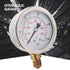 High Accuracy Hydraulic Pressure Gauge, 63mm Dial 0-250Bar/0-3750PSI, Double Scale, G1/4 Thread Connection