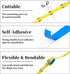 6.6ft 2M 5V 640LEDs 6000K Dimmable 93+ iNextStation USB COB LED Strip Light, Cold White USB LED Strips CRI Flexible LED