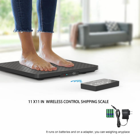 Shipping Scale 440lbs x 1oz, Wireless Ultrathin ABS Large Platform Scale for Shipping Packages