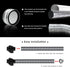 8-Inch FRESH SPEED Backdraft Damper Shutter Inline Spring Loaded for Dryer Duct