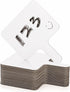 Set of 30 Dry Erase Answer Paddle - Small White Board Classroom Pack with Erasers for Students, Teachers
