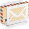 Desktop Metal Mail Holder, Modern Black Letter Organizer for Desk with Cutout Envelope Design