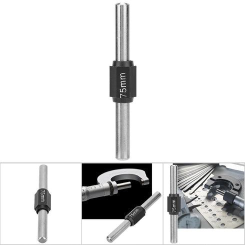 Calibration Rod: Stainless Steel Outside Micrometer Calibration Rod Bar for Calibrating Micrometers (75mm)