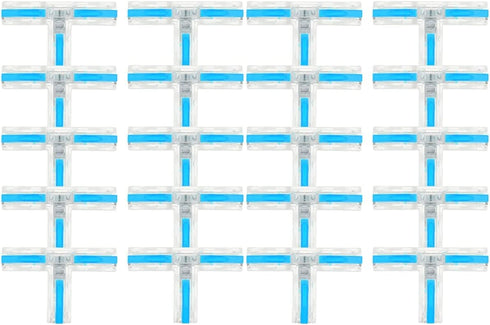 Scicalife 20pcs Butt Splice T-Type Butt Connector Crimp Connectors, Insulated Electrical Waterproof Terminals
