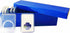 Ettonsun Plastic Coin Storage Box Case for 20 Slab Coin Holders, Fits PCGS NGC PCCB PMGab, Blue