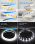 5V 6000K 3.28FT 320Leds 1M Aclorol USB Led Light Strip COB Led Strip Lights Daylight Cold White Flexible TV Led Lights