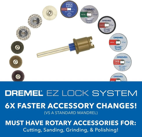 EZ728-01 11-Piece Dremel EZ Lock Cutting Accessory Micro Kit