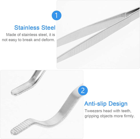 Stainless Steel Test Tube Clamp, Laboratory Ring Test Tube Holders Clip, 7.86X0.98X0.47inch