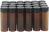 JIUWU 24 Pack 30ml (1 Oz) Brown Glass Sample Vials, Liquid Bottles with Screwcap for Travel