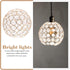 4.33In ARTIBETTER Crystal Glass Lampshade Decorative Ceiling Light Cover Replacement Fixture for Home Bedroom Cafe
