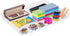 Manaloom Desk Drawer Organizer Tray with 9 Storage Compartments - For Home and Office - Drawer Organizers Office, Perfect Organizing Pens, Pencils, Paper Clips, Sticky Notes - Clear - 2 Pack