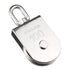 M100 Heavy Duty Single Pulley Roller Loading 3300Ibs, 304 Stainless Steel Swivel Lifting Rope Block