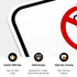 12x18 Inches, 55 Turn Off Your Cell Phone The use of Cell Phones beepers Unauthorized Tape recorders Sign, mil Thick