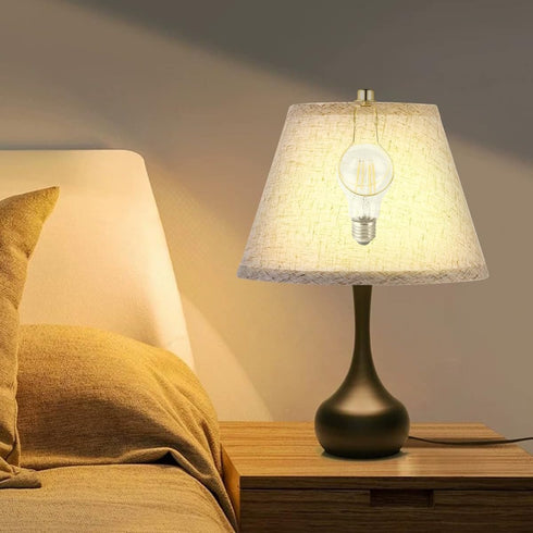 Bulb 2 Pack Lamp Shade Light Clip Adapter, Lampshade Holder Include Finial and Leveller to Securely Fit Lamp Shades