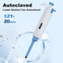 Adjustable Variable Volume Micropipette, 10-100µL Single Channel Pipette, High Precision Lab Micro Pipettes