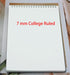 Yansanido Top Bound Spiral Notebook, 4 Pcs B5 Size, 9.8 Inch x 6.9 Inch, College Ruled Paper, 80 Sheets (4 Pcs)