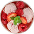 8-Ounce 50 Frozen Coppetta Dessert Cups, Disposable Ice Cream Cups - Lids Sold Separately, Sturdy, Red Paper Yogurt