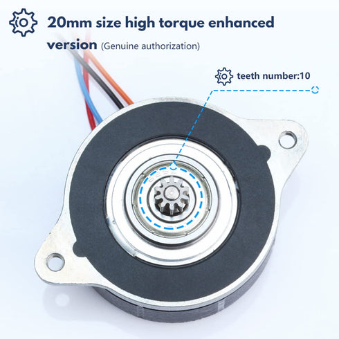 Moons NEMA14 36MM 17MM Enhanced Stepper Motor Compatible with Orbiter Extruder, Sherpa Extruder, Ender 3 Pro/Voron 2.4