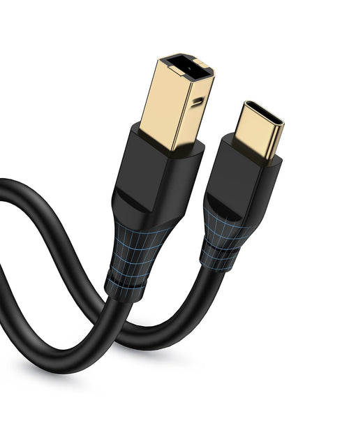 Printer Cable 20ft, Scanner USB C to USB B Cable for Epson,