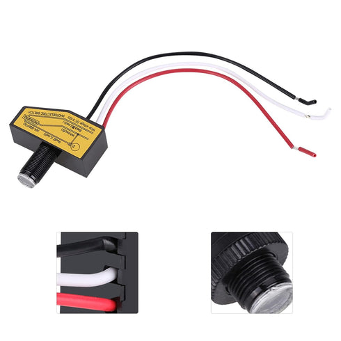 40x15.6x20 Mm Mini Light Switching Sensor Remote Photocell Dusk to Till Dawn Photocell Light Switch for The LED