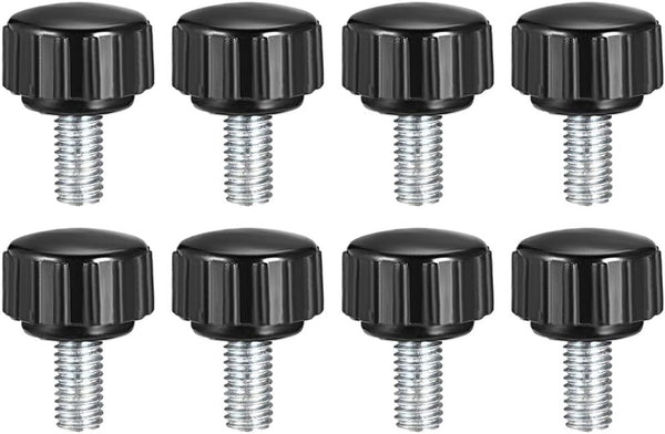 uxcell M5 x 10mm Metric Male Thread Knurled Clamping Knobs, Grip Thumb Screw on Type Hand Clamping Handle Bolt with