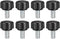 uxcell M5 x 10mm Metric Male Thread Knurled Clamping Knobs, Grip Thumb Screw on Type Hand Clamping Handle Bolt with