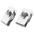sotoolstop #10-24 Regular Extruded U-Nut, U-Style Clip-On Nuts, Stainless Steel 18-8 (304) U-Type