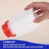 PATIKIL 2 Pcs 500ml HDPE Wide Mouth Square Reagent Bottles with Screw Cap for Lab Storage, White