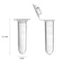 Eowpower 400pcs 2ml Plastic Test Tube Centrifuge Tubes for Sample Storage Container