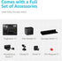Clamp-on Desk Pegboard, Desk Accessories for Office Gaming Home, Magnetic Metal Peg Board with 10 Accessories, Desk