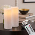 2 Pack 4" 10" GenSwin Waterproof Large Flameless Candles with Remote for Lanterns, x Battery Operated with Timer, LED