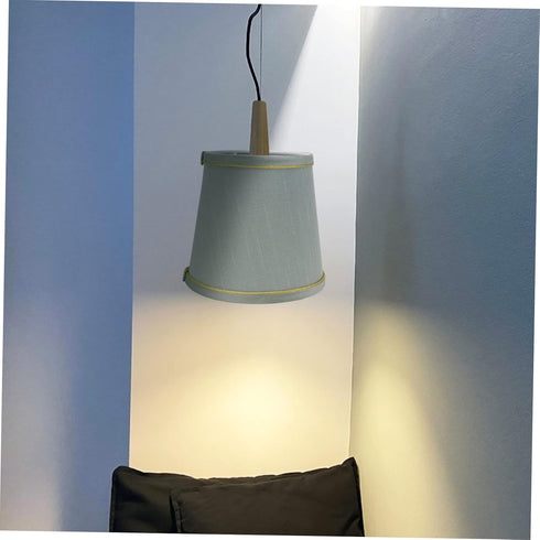 Generic 1pc Fabric Lamp Shade Easy to Install Cloth Lampshade for Table Floor and Bedside Lamps Diffuses Light for Warm