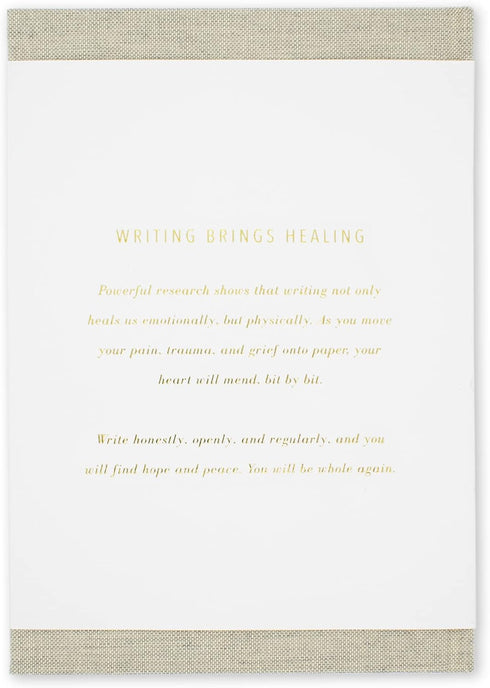 Promptly Journals, My Miscarriage Journal: A Healing Journey (Wheat Brown, Linen) | Grief Gifts for Mothers