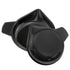 Weighing Pan Narrow Spout Plastic Scale Tray 5 Sizes Black Weighing Liquid Powder, etc. Lab Equipment -1 Set