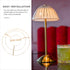 Wire Lamp Shade Rings Drum Lamp Shade Strong Frame Lampshade Bracket Kit with US Style Spider Fitter for DIY Table