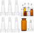 Beaupretty 100Pcs Glass Dropper Cap for Eye Dropper Bottle, Serum Vial, Trumpet Cap, Travel Test Sample Perfume