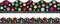 Chalkboard Brights Straight Border Trim, Colorful Bulletin Board Border for Classroom 36ft One Roll