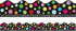 Chalkboard Brights Straight Border Trim, Colorful Bulletin Board Border for Classroom 36ft One Roll