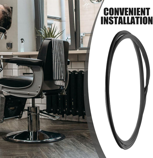 2pcs SEWACC Salon Chair Rubber Base Gasket Non-Slip Styling Chair Ring Gasket Floor Protection Mat for Salon Equipment