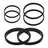 Vacuum Belt Set for Bissell ProHeat 2X Revolution Pet Pro Carpet Cleaner, Fits Models 1986, 1964, 2007